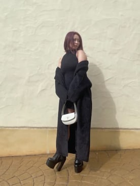 「Guess（ゲス）のアイテム（ワンピース）」を使った、GUESS JAPANさん（レディース・152cm）の冬コーディネート