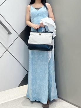 「Guess（ゲス）のアイテム（ワンピース）」を使った、GUESS JAPANさん（レディース・159cm）の夏コーディネート