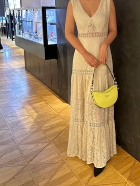 「Guess（ゲス）のアイテム（ワンピース）」を使った、GUESS JAPANさん（レディース・171cm）の夏コーディネート