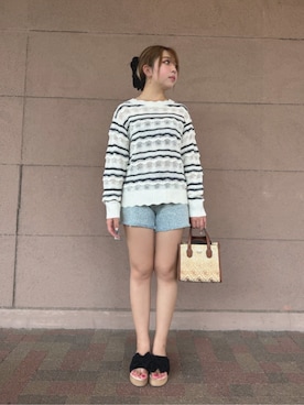 GUESS JAPANさん（レディース・157cm）の夏コーディネート