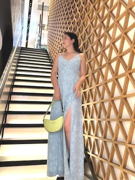 「Guess（ゲス）のアイテム（ワンピース）」を使った、GUESS JAPANさん（レディース・171cm）の夏コーディネート