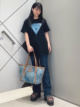 GUESS JAPANさん（レディース・159cm）の夏コーディネート