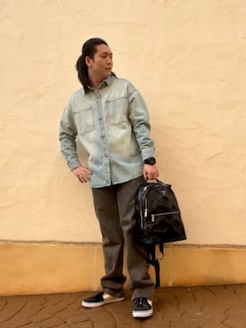 GUESS JAPANさん（メンズ・178cm）の春コーディネート