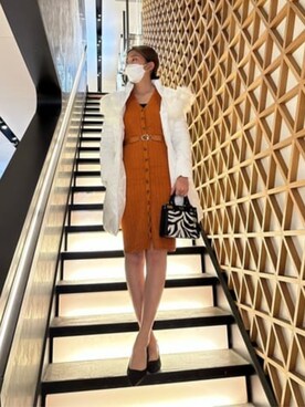 「Guess（ゲス）のアイテム（その他アウター）」を使った、GUESS JAPANさん（レディース・171cm）の秋コーディネート