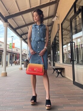 GUESS JAPANさん（レディース・163cm）の春コーディネート