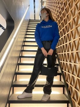 GUESS JAPANさん（レディース・163cm）の冬コーディネート