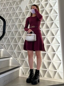 GUESS JAPANさん（レディース・163cm）の冬コーディネート