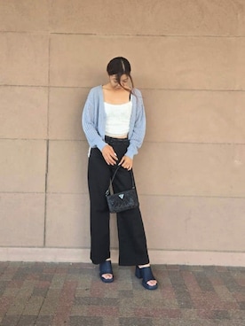 「Guess（ゲス）のDAKOTA Seamless デニムパンツ ジーンズ レディース（デニムパンツ）」を使った、GUESS JAPANさん（レディース・170cm）の秋コーディネート