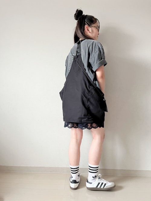 「GOOD ROCK SPEED（グッドロックスピード）の[GOOD ROCK SPEED/グッドロックスピード] 別注 FORD ロゴプリントTシャツ（THUNDERBIRD）（Tシャツ/カットソー）」を使った、* 𝚝𝚘𝚛𝚒𝚌𝚘𝚝*さん（キッズ・120cm）の夏コーディネート