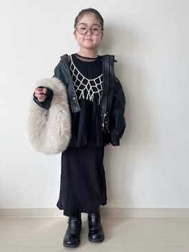 「アイテム（ファッション雑貨）」を使った、* 𝚝𝚘𝚛𝚒𝚌𝚘𝚝*さん（キッズ・110cm）の冬コーディネート