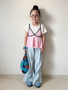 * 𝚝𝚘𝚛𝚒𝚌𝚘𝚝*さん(キッズ・120cm)の夏コーディネート