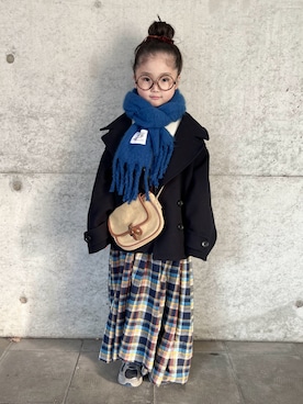 「アイテム（バッグ）」を使った、* 𝚝𝚘𝚛𝚒𝚌𝚘𝚝*さん（キッズ・110cm）の冬コーディネート