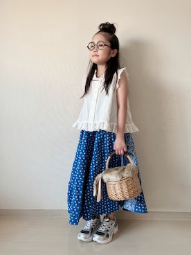 * 𝚝𝚘𝚛𝚒𝚌𝚘𝚝*さん(キッズ・120cm)の夏コーディネート