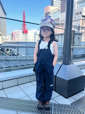 「アイテム（オールインワン・サロペット）」を使った、* 𝚝𝚘𝚛𝚒𝚌𝚘𝚝*さん（キッズ・110cm）の秋コーディネート