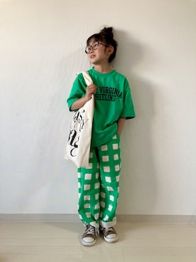 「bag-all（バッグオール）のアイテム」を使った、* 𝚝𝚘𝚛𝚒𝚌𝚘𝚝*さん（キッズ・123cm）の夏コーディネート