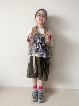 「アイテム（キャミソール）」を使った、* 𝚝𝚘𝚛𝚒𝚌𝚘𝚝*さん（キッズ・110cm）の秋コーディネート