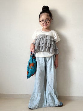 「CIAOPANIC TYPY（チャオパニックティピー）のアイテム」を使った、* 𝚝𝚘𝚛𝚒𝚌𝚘𝚝*さん（キッズ・120cm）の夏コーディネート