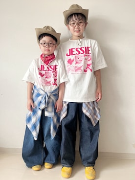 「BEAMS BOY（ビームスボーイ）のアイテム」を使った、* 𝚝𝚘𝚛𝚒𝚌𝚘𝚝*さん（キッズ・120cm）の夏コーディネート