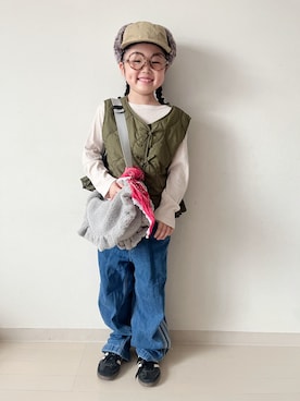 * 𝚝𝚘𝚛𝚒𝚌𝚘𝚝*さん（キッズ・110cm）の秋コーディネート