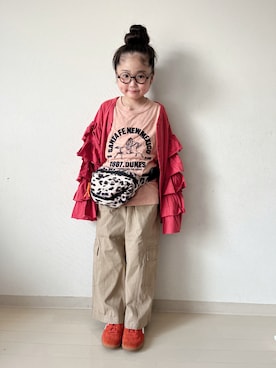 「アイテム（パンツ）」を使った、* 𝚝𝚘𝚛𝚒𝚌𝚘𝚝*さん（キッズ・120cm）の春コーディネート