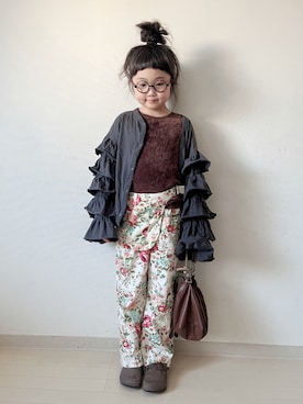 * 𝚝𝚘𝚛𝚒𝚌𝚘𝚝*さん(キッズ・122cm)の秋コーディネート
