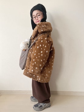 「アイテム（バッグ）」を使った、* 𝚝𝚘𝚛𝚒𝚌𝚘𝚝*さん（キッズ・110cm）の秋コーディネート