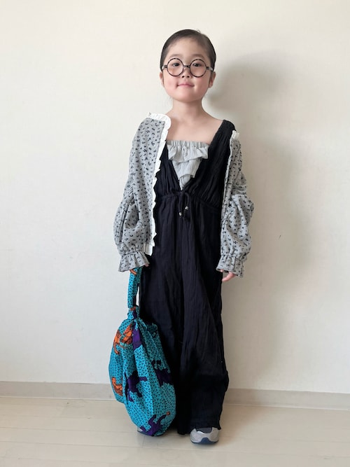 セール】【KIDS】【India】ガーゼシャーリングオールインワン