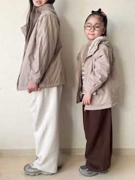 * 𝚝𝚘𝚛𝚒𝚌𝚘𝚝*さん（キッズ・143cm）の秋コーディネート