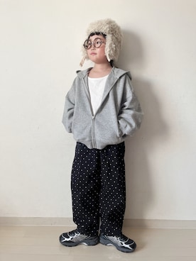 「p.premier（ピードットプルミエ）のアイテム」を使った、* 𝚝𝚘𝚛𝚒𝚌𝚘𝚝*さん（キッズ・122cm）の秋コーディネート