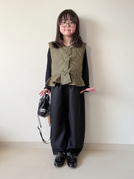 「アイテム（セットアップ）」を使った、* 𝚝𝚘𝚛𝚒𝚌𝚘𝚝*さん（キッズ・110cm）の冬コーディネート