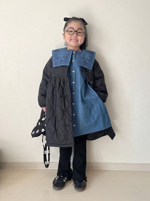 セール】キルティングワンピースコート 133361（ミリタリージャケット