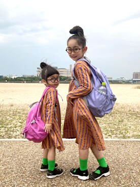 「カラー×コーデ」｜* 𝚝𝚘𝚛𝚒𝚌𝚘𝚝*さん（キッズ・123cm）の春コーディネート