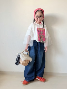 「BEAMS BOY（ビームスボーイ）のアイテム」を使った、* 𝚝𝚘𝚛𝚒𝚌𝚘𝚝*さん（キッズ・120cm）の夏コーディネート