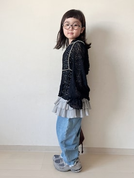 「CIAOPANIC TYPY（チャオパニックティピー）のアイテム」を使った、* 𝚝𝚘𝚛𝚒𝚌𝚘𝚝*さん（キッズ・110cm）の秋コーディネート