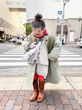 * 𝚝𝚘𝚛𝚒𝚌𝚘𝚝*さん（キッズ・110cm）の冬コーディネート