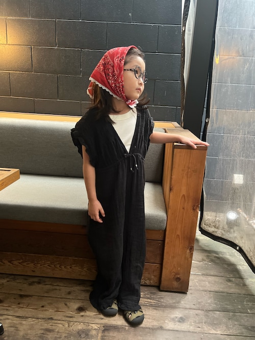 セール】【KIDS】【India】ガーゼシャーリングオールインワン