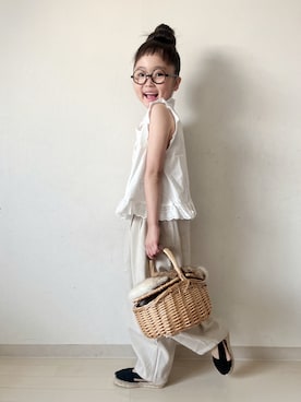 * 𝚝𝚘𝚛𝚒𝚌𝚘𝚝*さん(キッズ・120cm)の夏コーディネート
