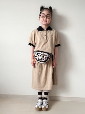 「niko and...（ニコアンド）のアイテム」を使った、* 𝚝𝚘𝚛𝚒𝚌𝚘𝚝*さん（キッズ・120cm）の春コーディネート