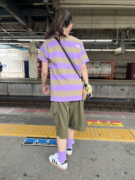 「adidas（アディダス）のアイテム」を使った、* 𝚝𝚘𝚛𝚒𝚌𝚘𝚝*さん（キッズ・140cm）の夏コーディネート