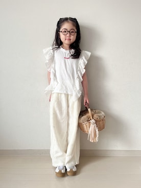 * 𝚝𝚘𝚛𝚒𝚌𝚘𝚝*さん(キッズ・120cm)の夏コーディネート