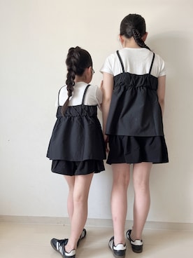 「ikka（イッカ）のアイテム」を使った、* 𝚝𝚘𝚛𝚒𝚌𝚘𝚝*さん（キッズ・120cm）の夏コーディネート