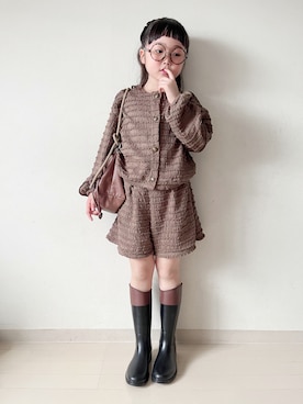 「green label relaxing（グリーンレーベルリラクシング）のアイテム」を使った、* 𝚝𝚘𝚛𝚒𝚌𝚘𝚝*さん（キッズ・122cm）の秋コーディネート