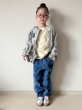 「アイテム（バッグ）」を使った、* 𝚝𝚘𝚛𝚒𝚌𝚘𝚝*さん（キッズ・110cm）の秋コーディネート