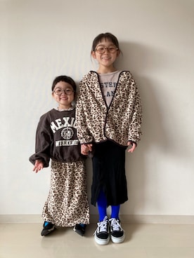 * 𝚝𝚘𝚛𝚒𝚌𝚘𝚝*さん（キッズ・127cm）の冬コーディネート