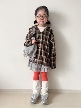 「アイテム（バッグ）」を使った、* 𝚝𝚘𝚛𝚒𝚌𝚘𝚝*さん（キッズ・110cm）の秋コーディネート