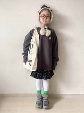 * 𝚝𝚘𝚛𝚒𝚌𝚘𝚝*さん（キッズ・120cm）の冬コーディネート