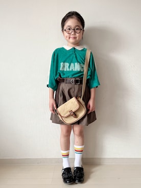 「GLOBAL WORK（グローバルワーク）のアイテム」を使った、* 𝚝𝚘𝚛𝚒𝚌𝚘𝚝*さん（キッズ・120cm）の夏コーディネート