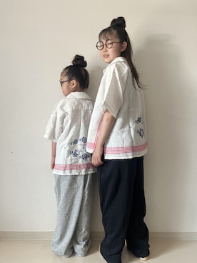 * 𝚝𝚘𝚛𝚒𝚌𝚘𝚝*さん(キッズ・120cm)の夏コーディネート
