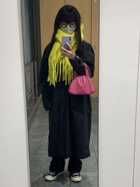 「HELK（ヘルク）のアイテム（ワンピース/ドレス）」を使った、nonさん（レディース・156cm）の冬コーディネート