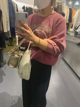 「UNTITLED（アンタイトル）のアイテム（パンツ）」を使った、makiさん（レディース・152cm）の冬コーディネート